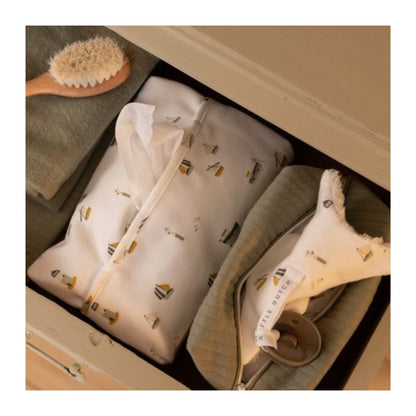 Little Dutch Washcloth Set Pure Olive / Sailors Bay White