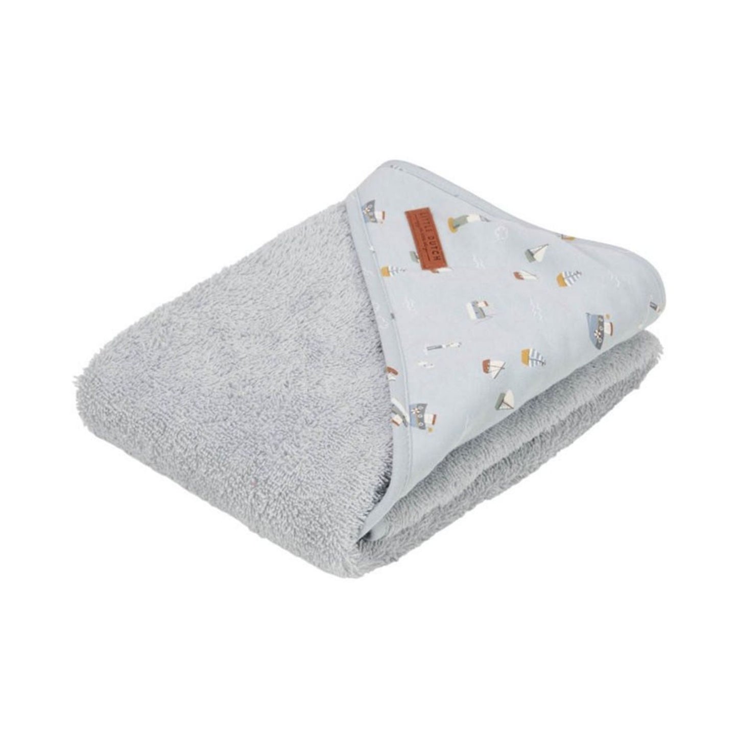 Easy to Fold - Hooded Towel Sailors Bay Blue
