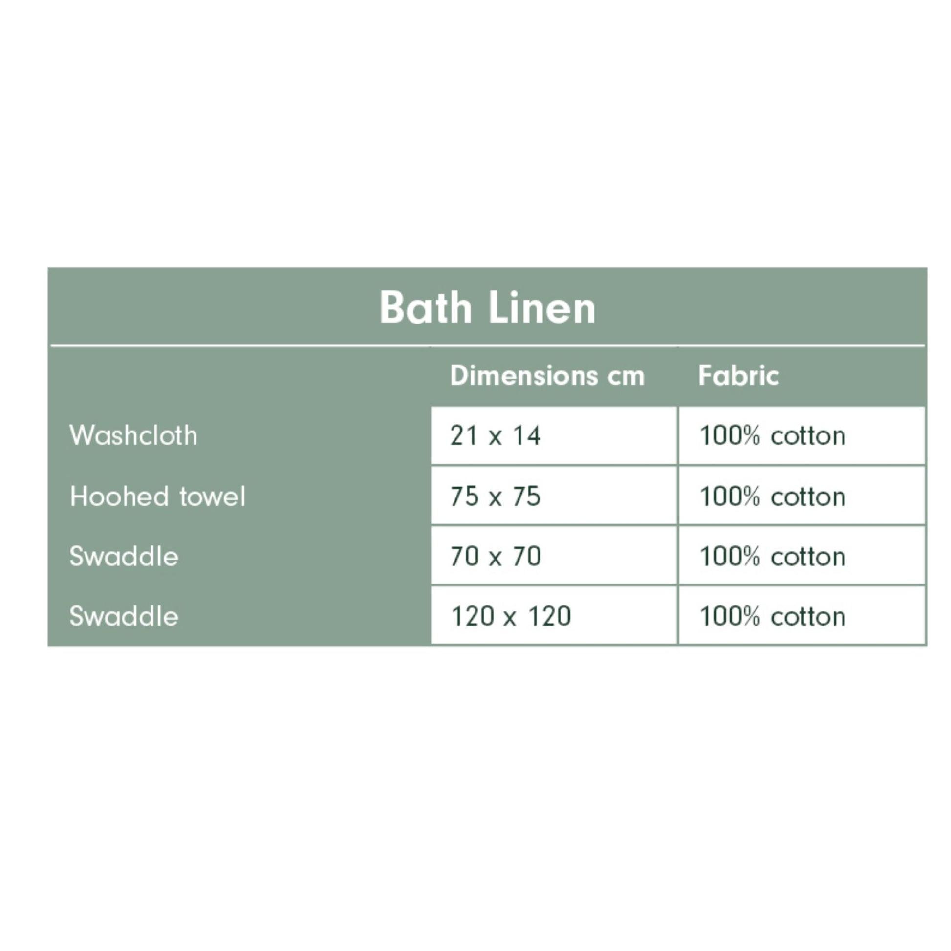 Hooded Towel Sailors Bay White -  Product Details 