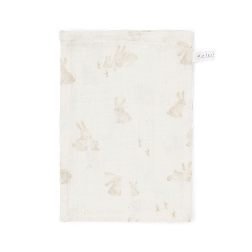 Washcloths Set Muslin Baby Bunny / Beige