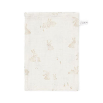 Washcloths Set Muslin Baby Bunny / Beige