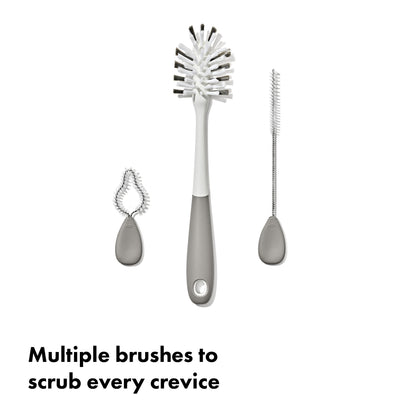 Water Bottle and Straw Cup Cleaning Set Brush Set - PEBBLE