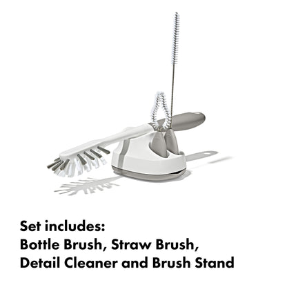 Water Bottle and Straw Cup Cleaning Set Brush Set - PEBBLE