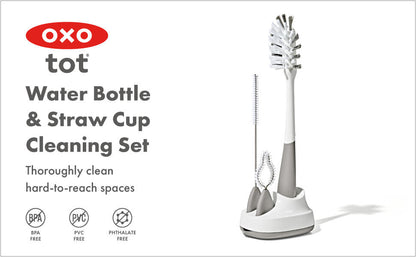 Water Bottle and Straw Cup Cleaning Set Brush Set - PEBBLE