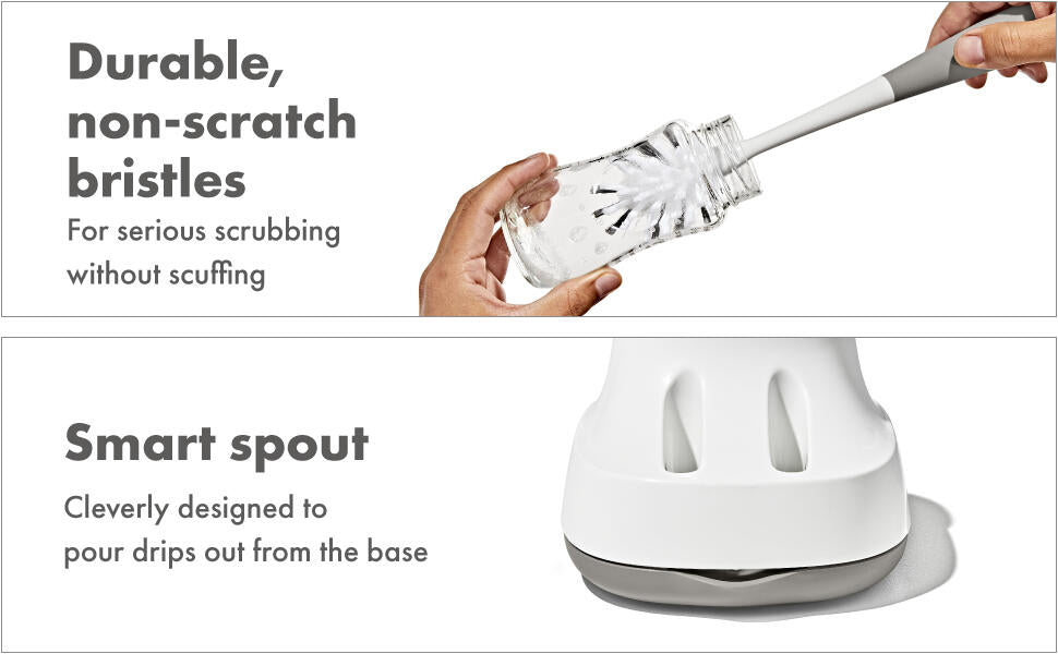 Water Bottle and Straw Cup Cleaning Set Brush Set - PEBBLE