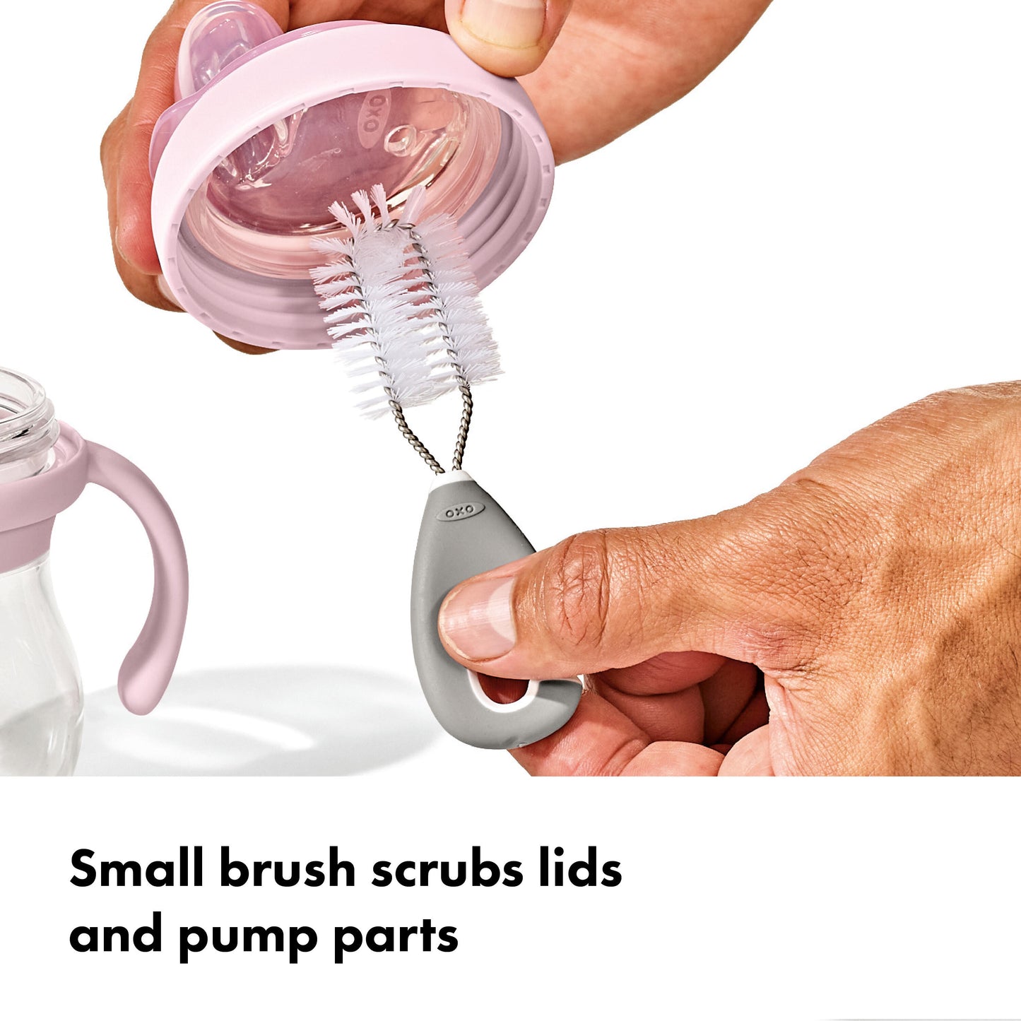 Cleaning Set for Straw & Sippy Cup - Pebble