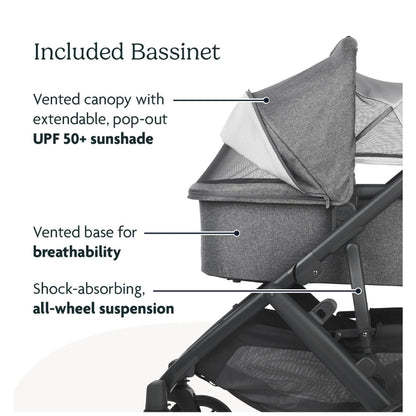 Vista V2 Stroller - Mélange Carbon Frame