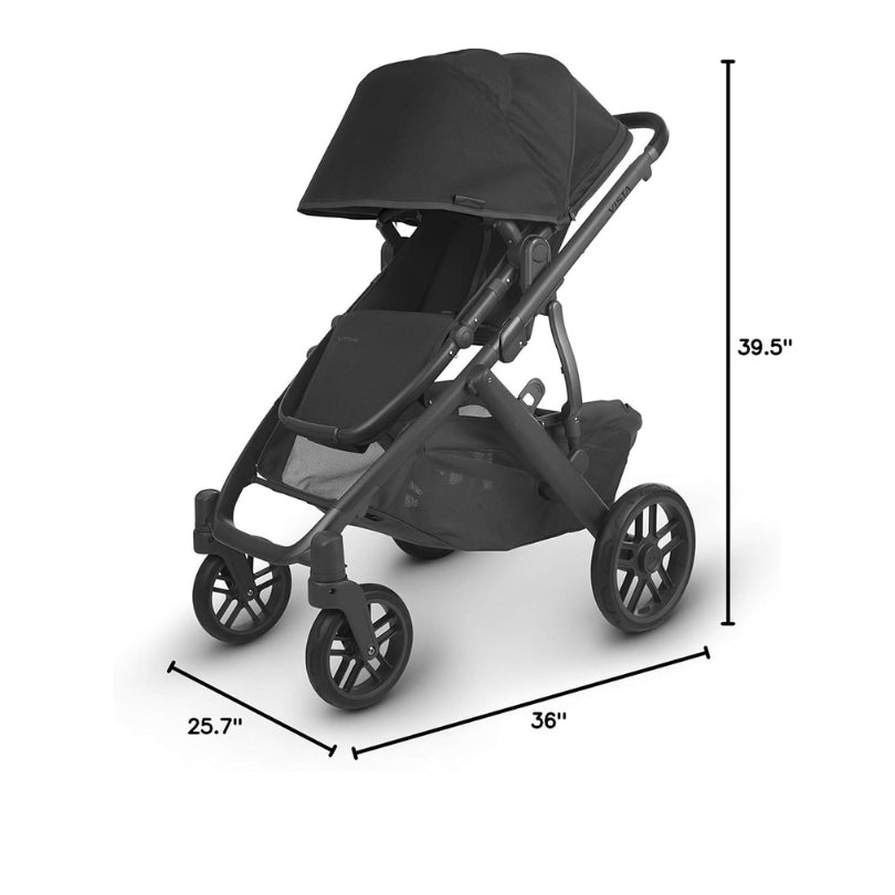 Vista V2 Stroller - Mélange Carbon Frame