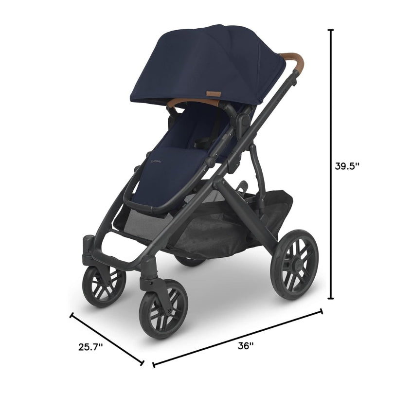 Vista V2 Stroller - Mélange Carbon Frame