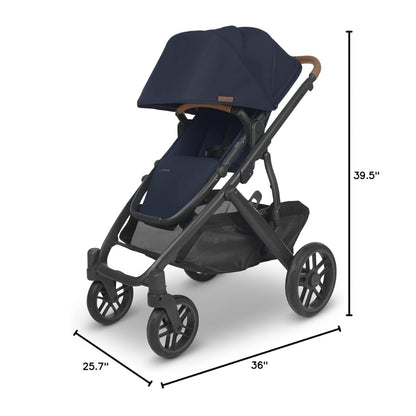 Vista V2 Stroller - Mélange Carbon Frame