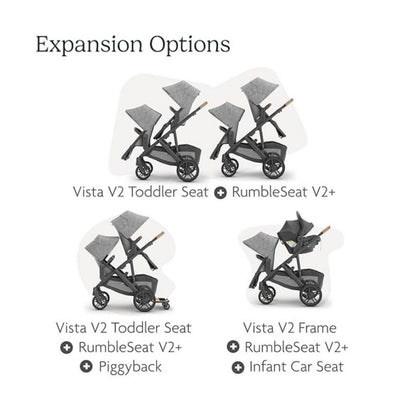 مقعد عربة الأطفال متعدد الأوضاع RumbleSeat V2 - Liam - لون الشوفان