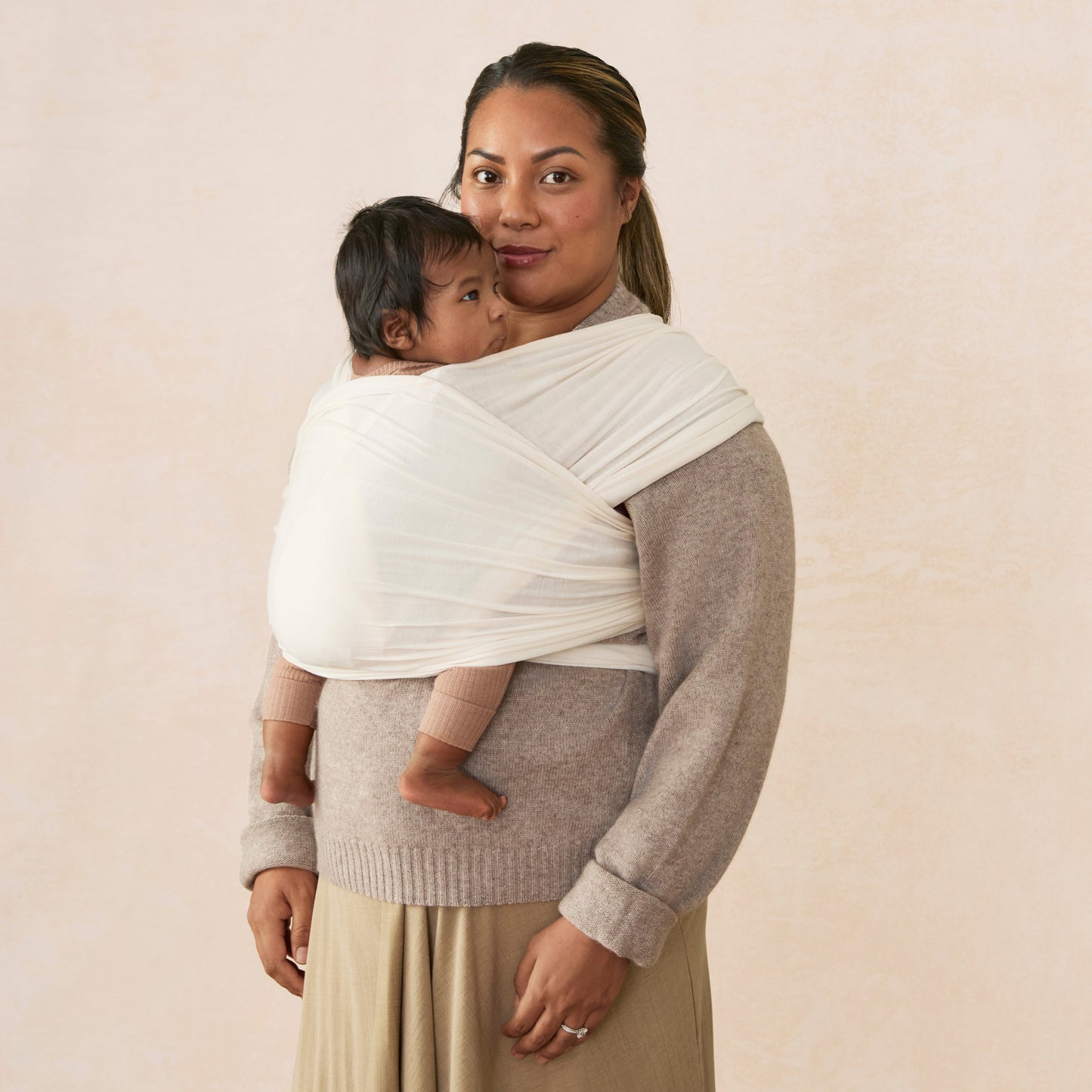 Aura Sustainably Sourced Knit Baby Wrap