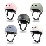 Bike Helmet Matte Silver Sage (Adjustable)