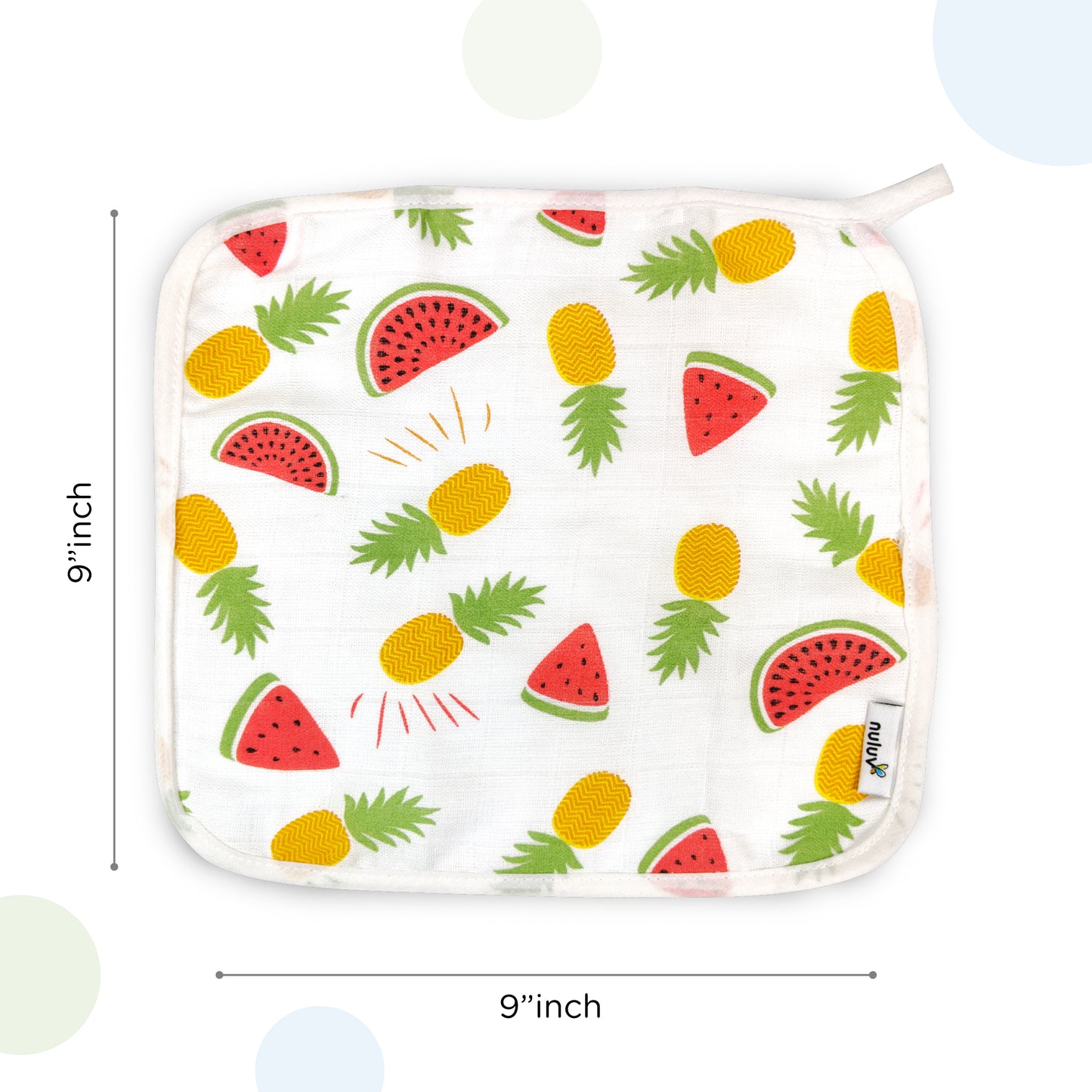 Bamboo Cotton Wash Cloth – Gentle, Absorbent & Eco-Friendly (Pack of 3)