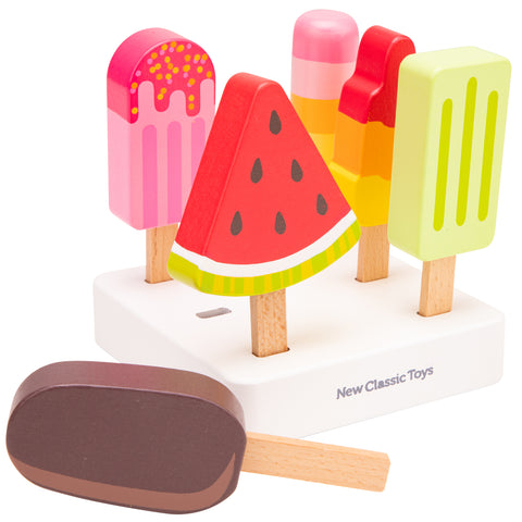New Classic Toys | Ice Lollies - 6 Pieces | Age 2 Years+ 