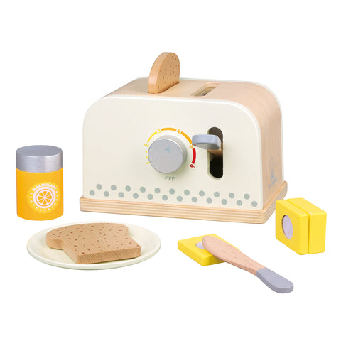 New Classic Toys | Wooden Toaster - Set - White | Age 3 Years+