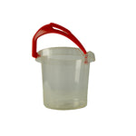 Transparent Bucket - Red