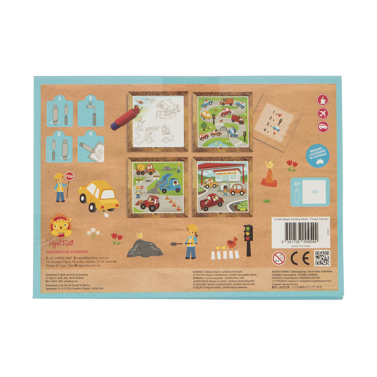 Tiger Tribe - Magic Painting World - Things that Go - Sweet Pea Kids