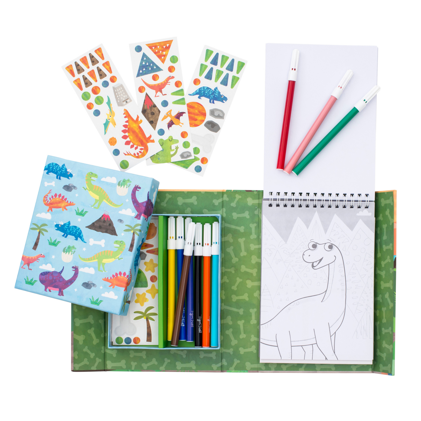 Colouring Set - Assorted Themed Activity Pack for Kids with Multiple Scenes