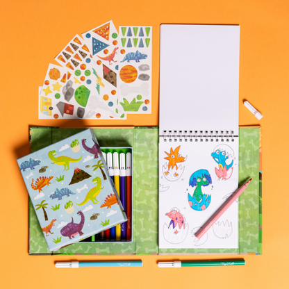 Colouring Set - Assorted Themed Activity Pack for Kids with Multiple Scenes