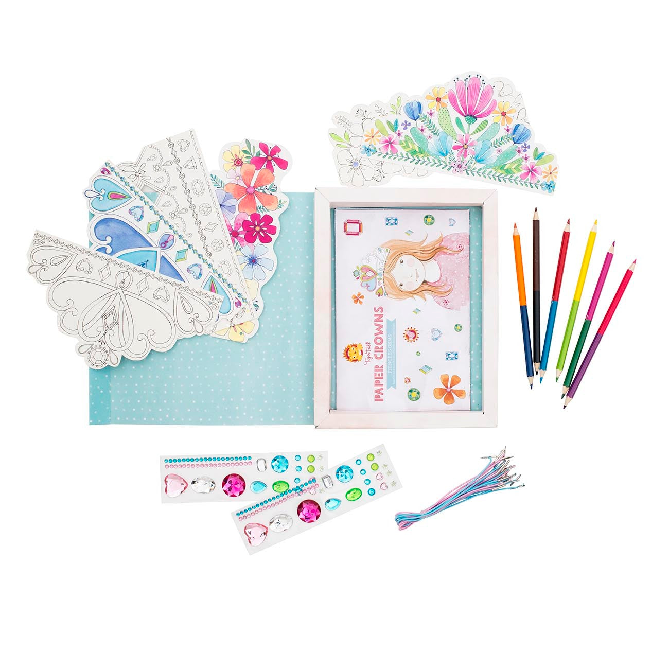 Paper Crowns - Princess Gems - Sweet Pea Kids