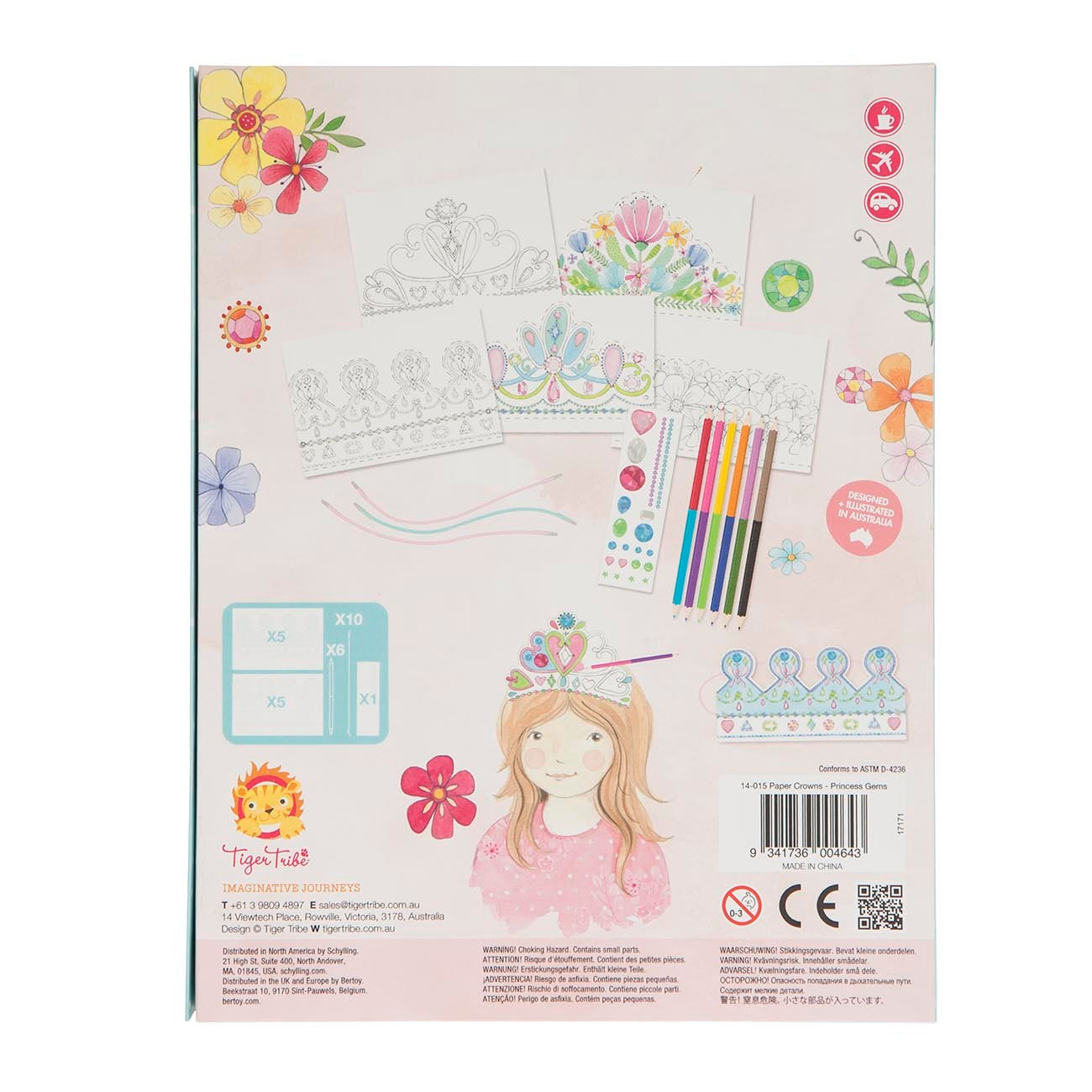 Paper Crowns - Princess Gems - Sweet Pea Kids