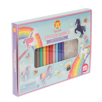 Tiger Tribe - Sticker World - Magical Unicorns - Sweet Pea Kids