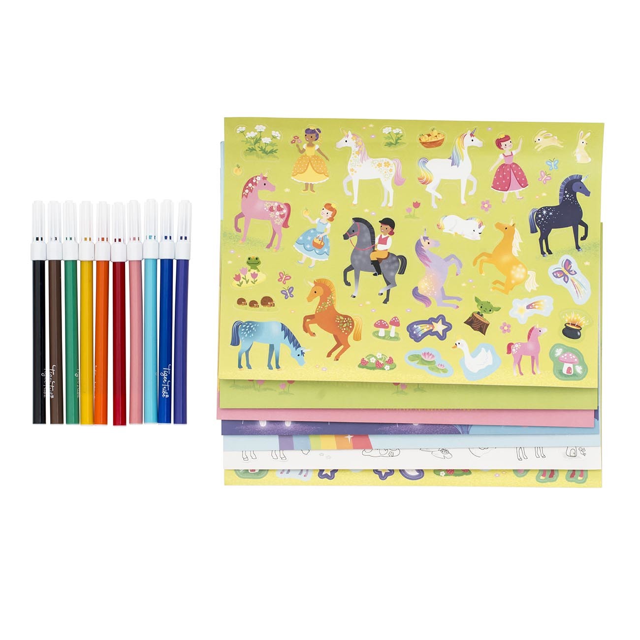 Tiger Tribe - Sticker World - Magical Unicorns - Sweet Pea Kids