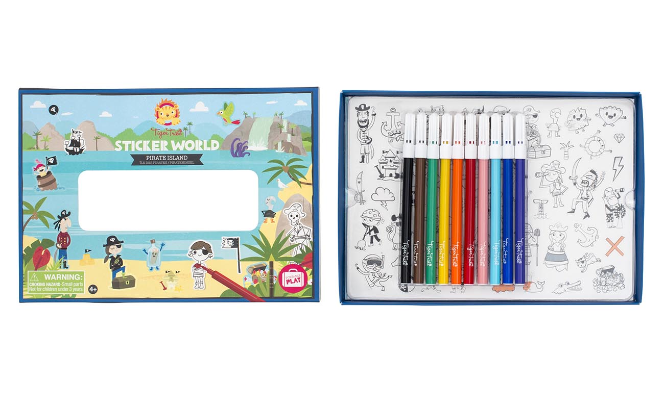 Sticker World - Pirate Island - Sweet Pea Kids
