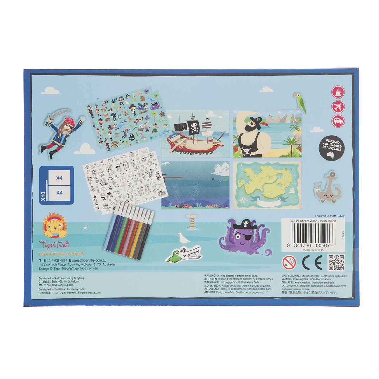 Sticker World - Pirate Island - Sweet Pea Kids
