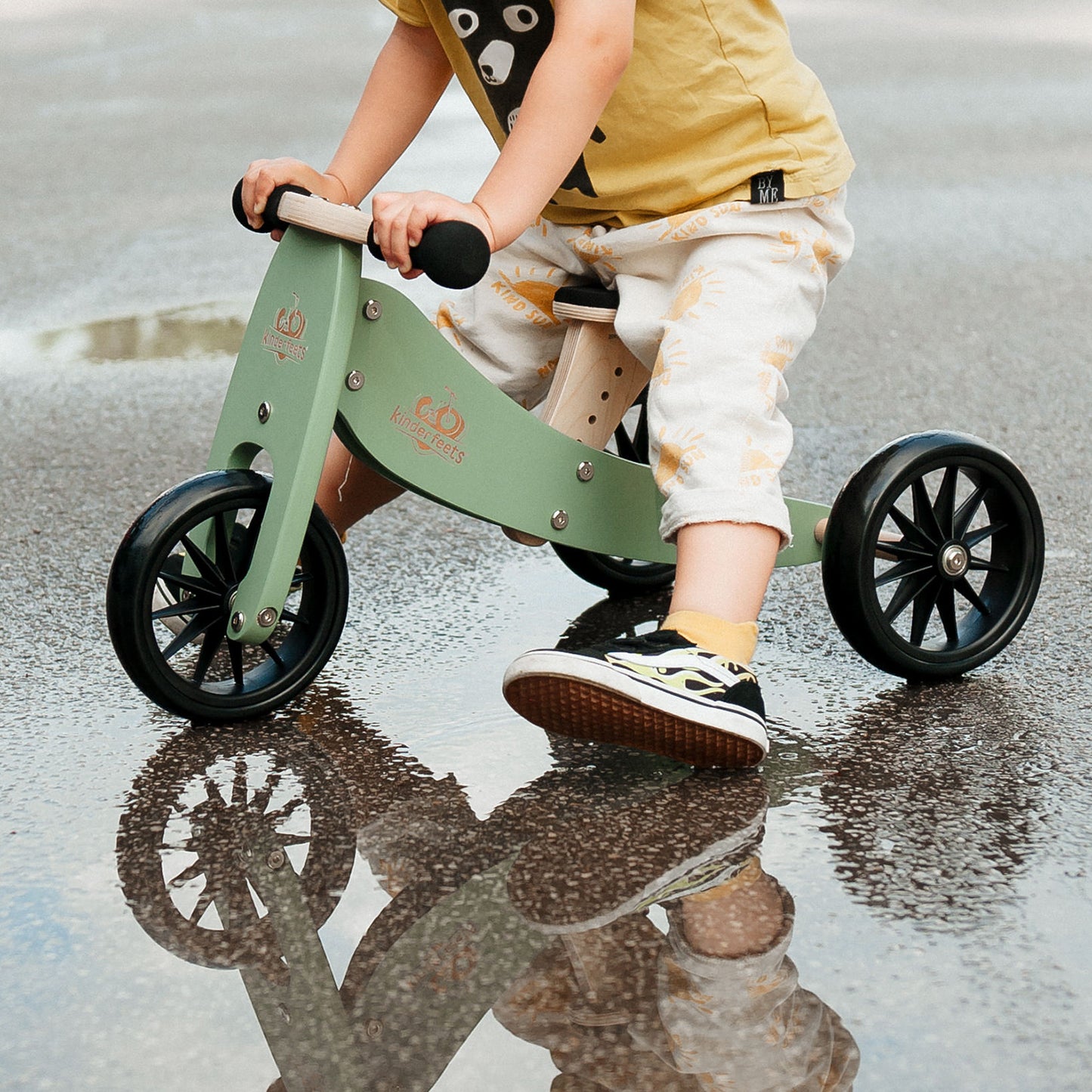 2-in-1 Tiny Tot Tricycle & Balance Bike - Convertible Toddler Ride-On for Early Riders