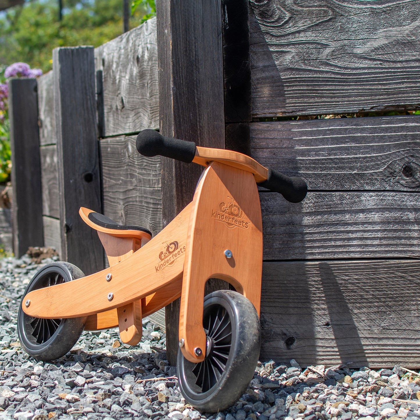 Shop Online - Kinderfeets - 2-in-1 Tiny Tot Plus Tricycle & Balance Bike - Bamboo