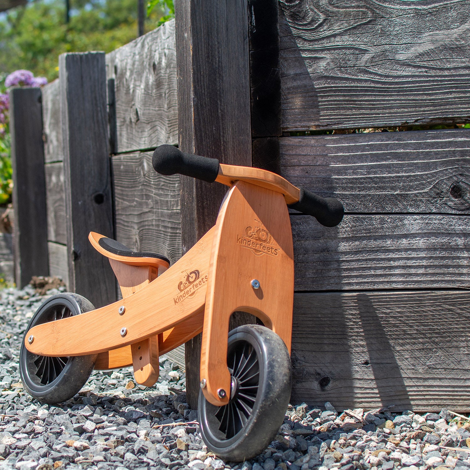 Shop Online - Kinderfeets - 2-in-1 Tiny Tot Plus Tricycle & Balance Bike - Bamboo