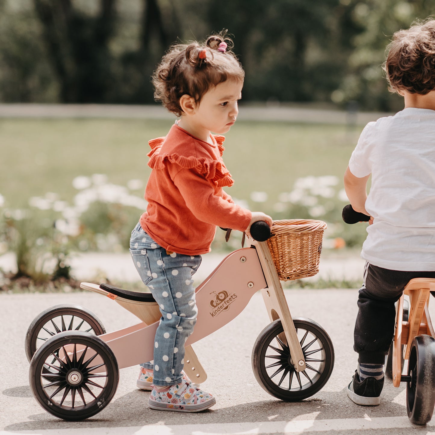 2-in-1 Tiny Tot Tricycle & Balance Bike - Convertible Toddler Ride-On for Early Riders