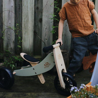 2-in-1 Tiny Tot Tricycle & Balance Bike - Convertible Toddler Ride-On for Early Riders