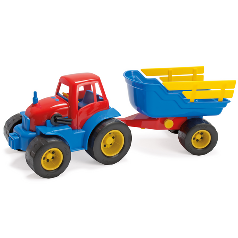 Tractor with Trailer Toy