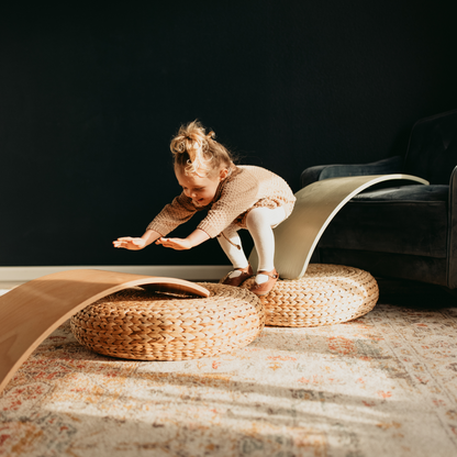 Kinderboard Balance Board – Montessori Wooden Play and Motor Skills Trainer