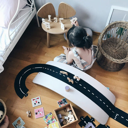 Kinderboard Balance Board – Montessori Wooden Play and Motor Skills Trainer
