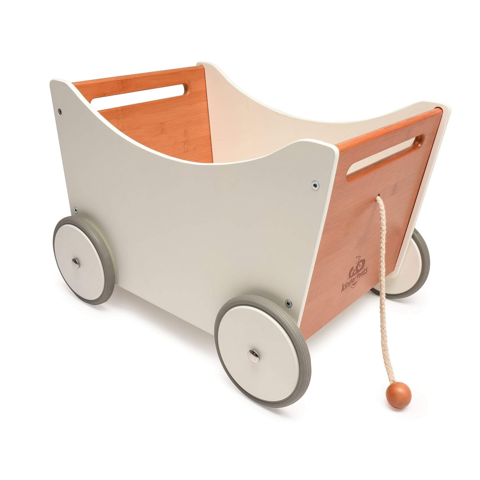 White Toy Box & Walker - DAMAGED BOX