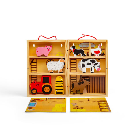 Farm Animal Play Box
