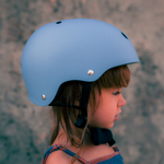 Bike Helmet Matte Slate Blue (Adjustable)