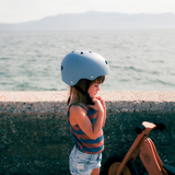 Bike Helmet Matte Slate Blue (Adjustable)