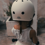 Bike Helmet Matte White (Adjustable)