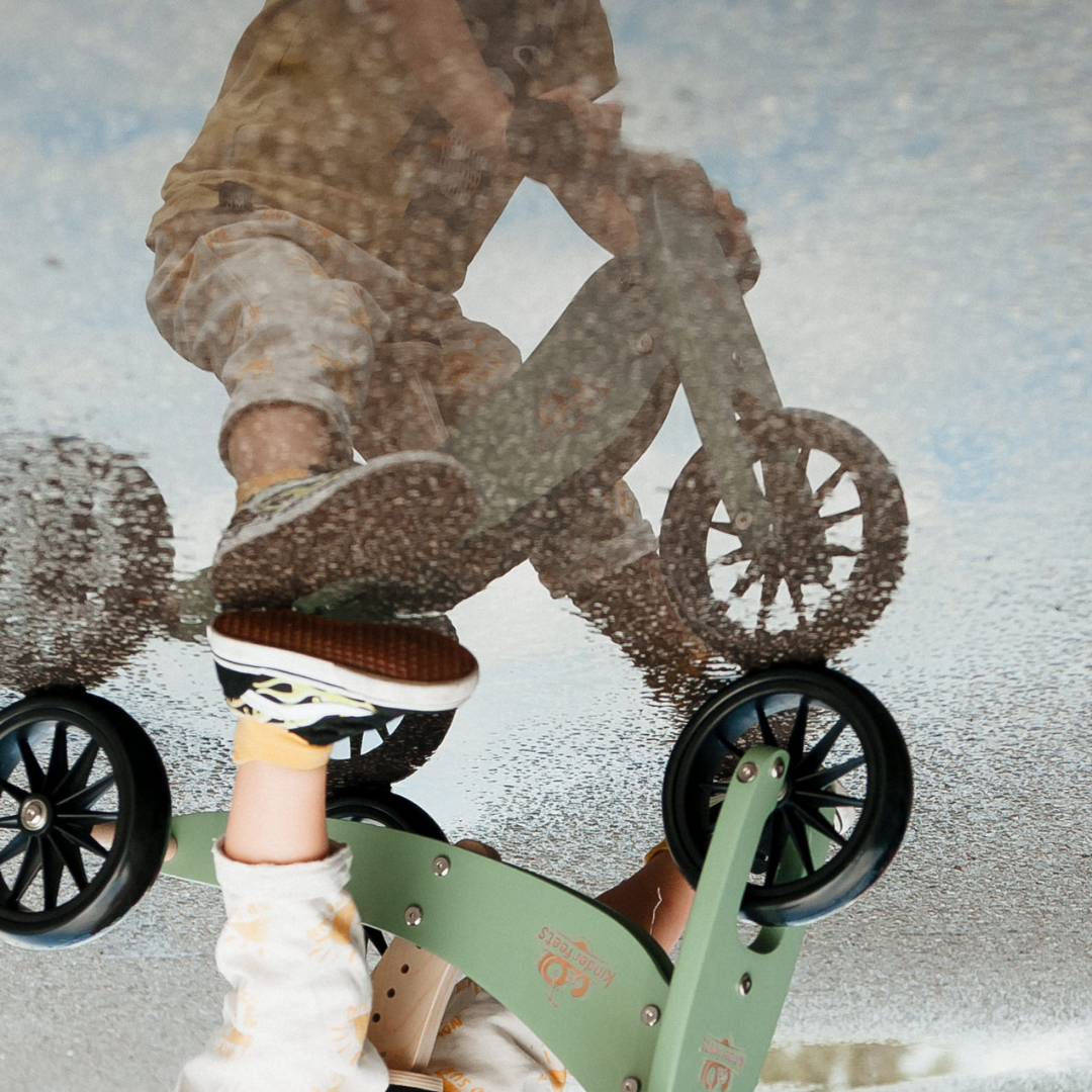 2-in-1 Tiny Tot Tricycle & Balance Bike - Convertible Toddler Ride-On for Early Riders