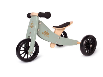 Kinderfeets - 2-in-1 Tiny Tot Tricycle & Balance Bike - Sage