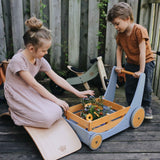 Kinderfeets Toy Cargo Walker - Slate Blue