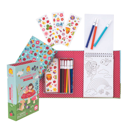 Colouring Set - Assorted Themed Activity Pack for Kids with Multiple Scenes