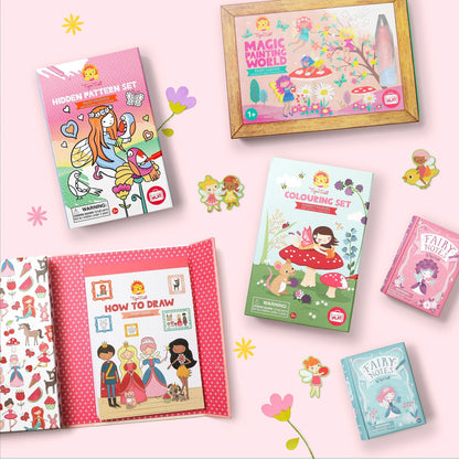 Colouring Set - Assorted Themed Activity Pack for Kids with Multiple Scenes