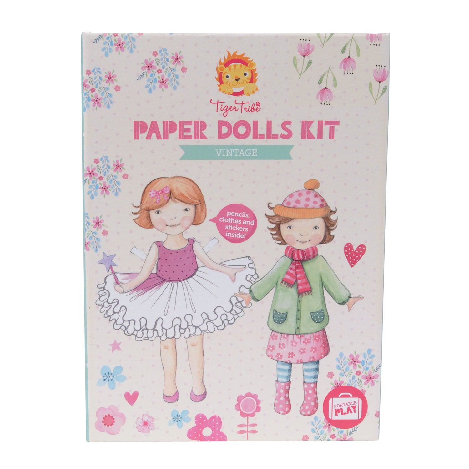 Tiger Tribe | Paper Doll Kit In Vintage Design | Order Online