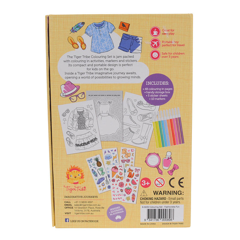 Colouring Set - Fashionista Fun